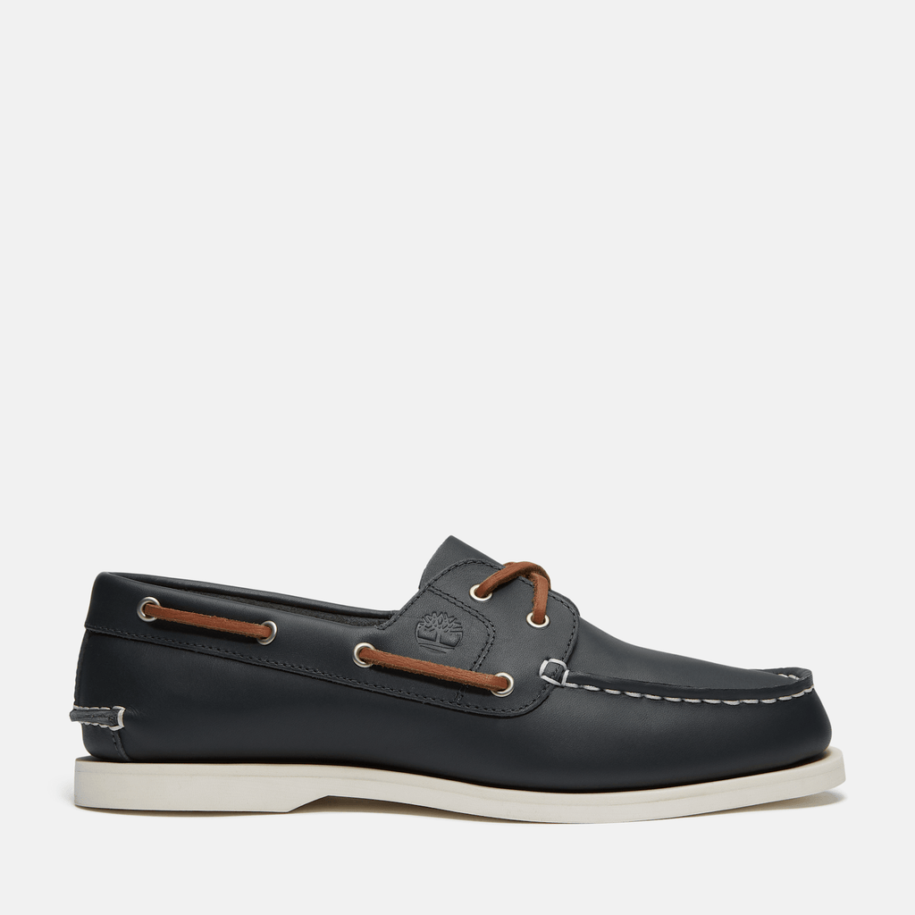 Womens Timberland Classic Boat Shoe TBL Navy FullGrain HERO