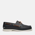 Womens Timberland Classic Boat Shoe TBL Navy FullGrain HERO