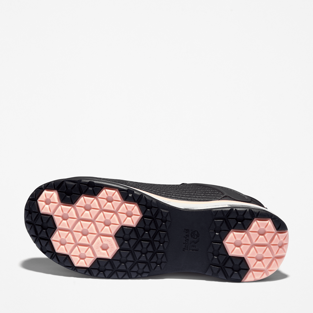 Womens Timberland PRO Drivetrain CompToe Work Sneaker TBL BlackPink ALT3