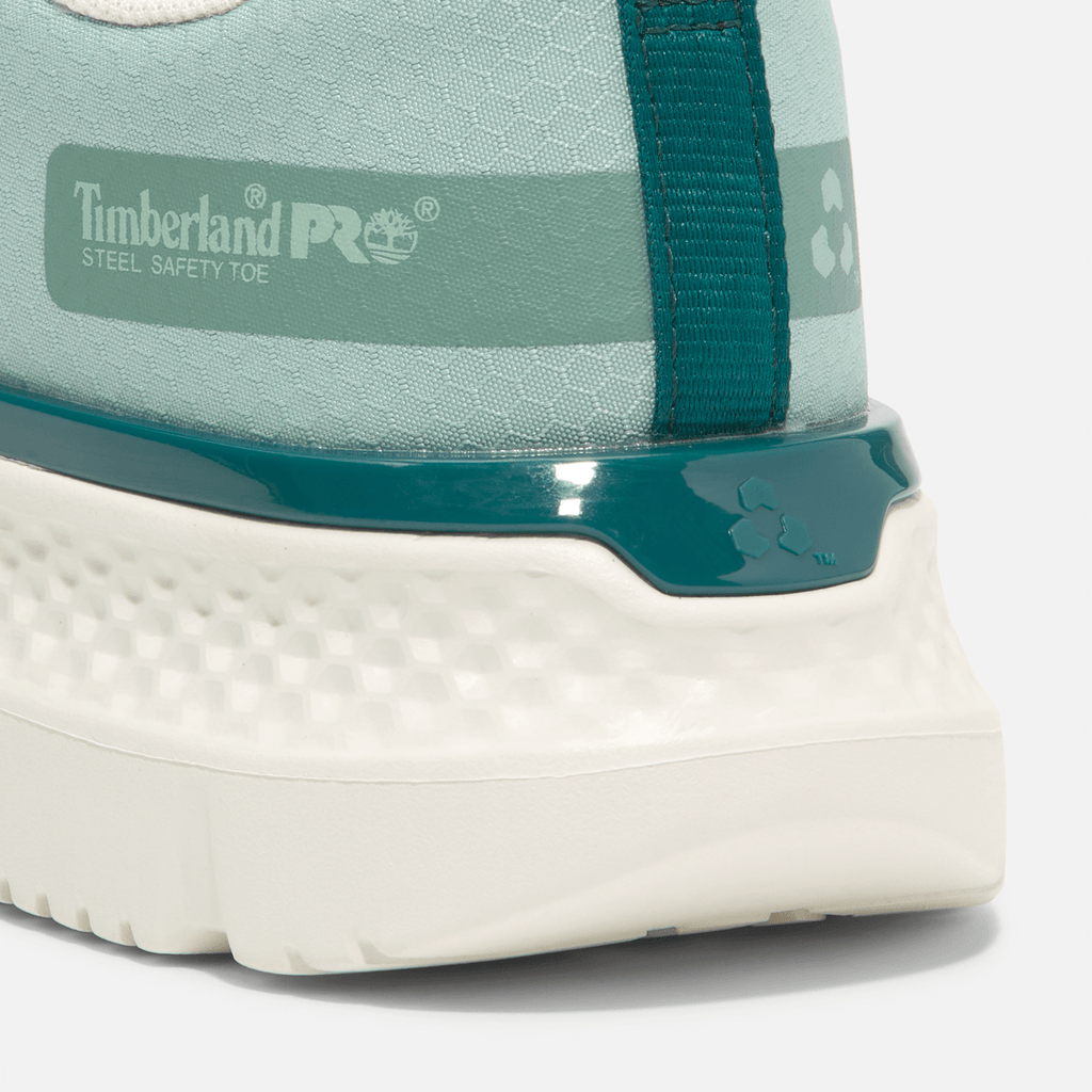 Womens Timberland PRO Intercept Athletic SteelToe Work Sneaker TBL Sage GreenWhite ALT7