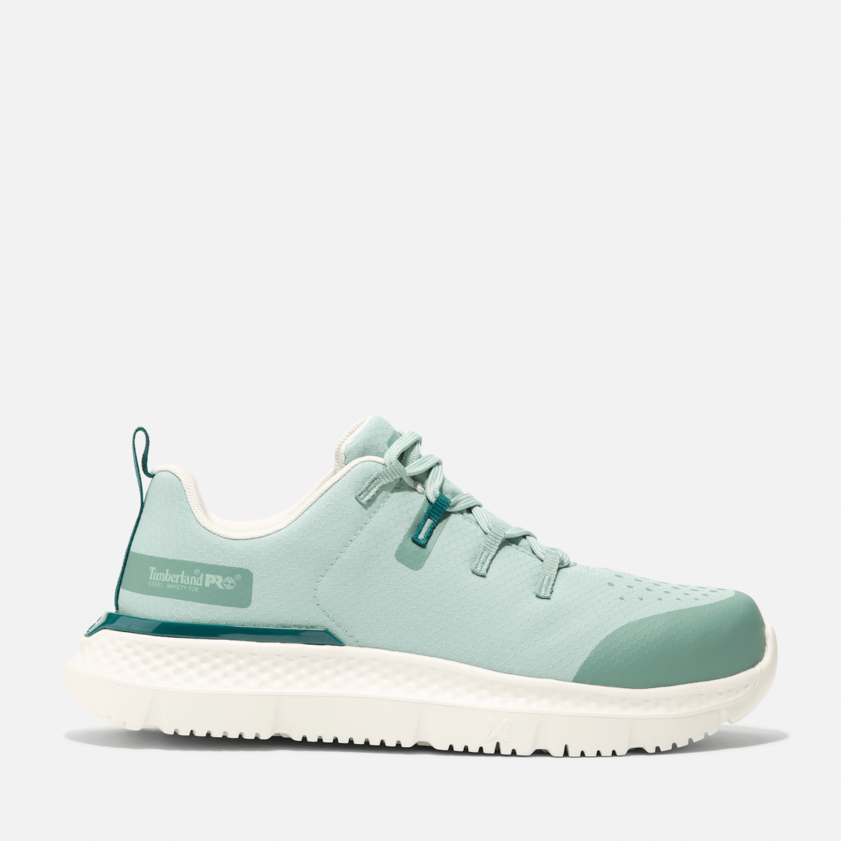 Womens Timberland PRO Intercept Athletic SteelToe Work Sneaker TBL Sage GreenWhite HERO