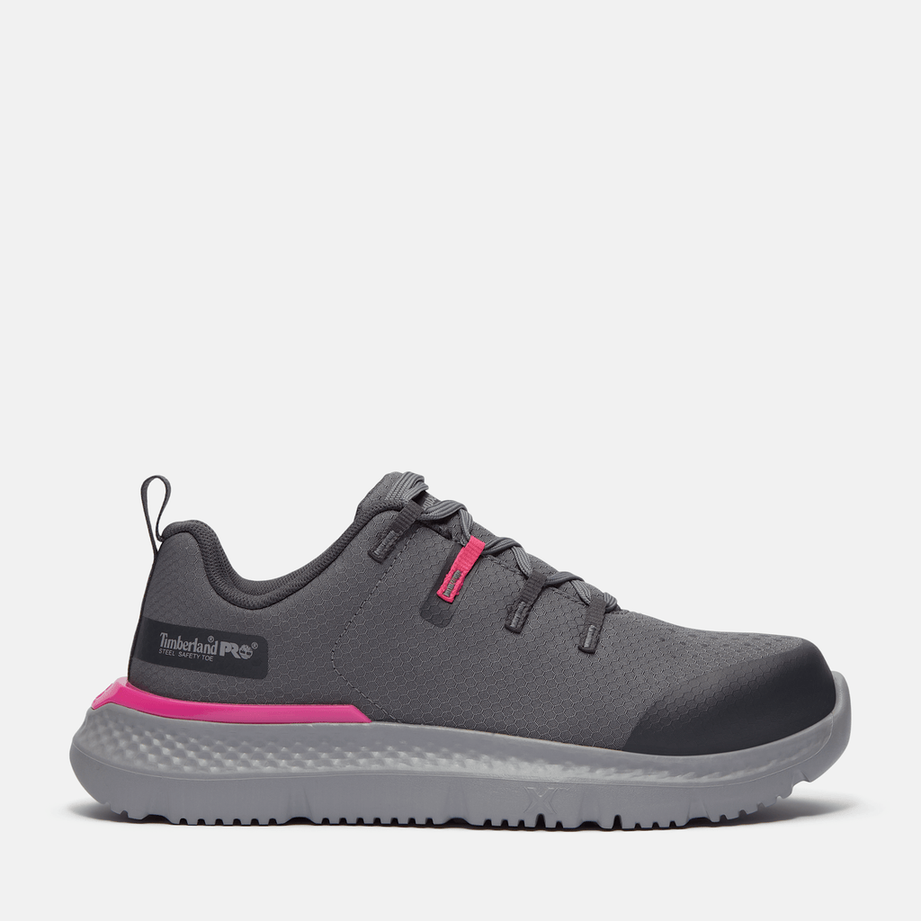 Womens Timberland PRO Intercept Steel Toe Work Sneaker TBL Grey HERO