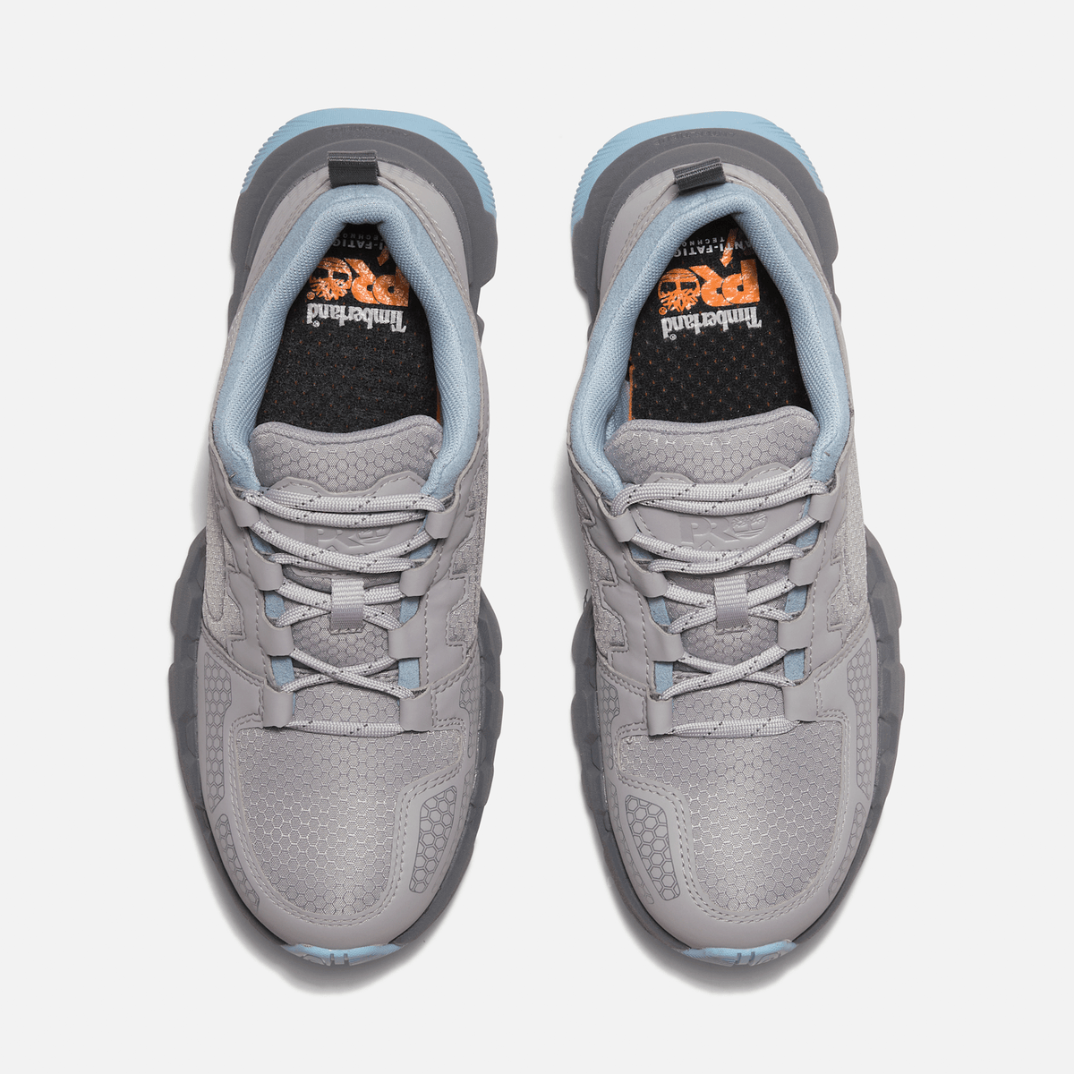 Womens Timberland PRO Powertrain EV Composite Toe Work Sneaker TBL GreyBlue ALT2