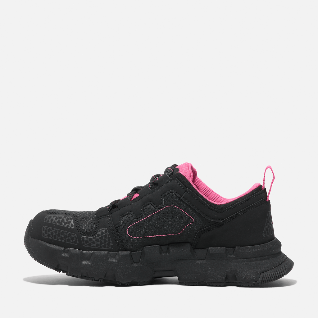 Womens Timberland PRO Powertrain EV Composite Toe Work Sneaker TBL BlackPink ALT6