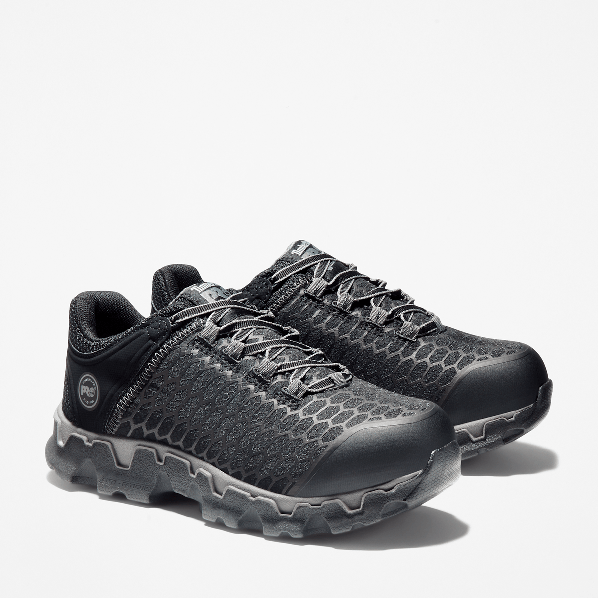 Womens Timberland PRO Powertrain Sport Alloy Toe Work Sneaker TBL Black ALT4