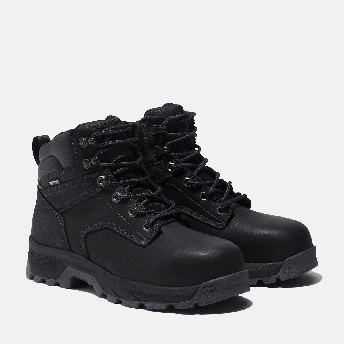 Womens Timberland PRO TiTAN EV 6 Waterproof CompToe Work Boot TBL BlackGrey ALT4
