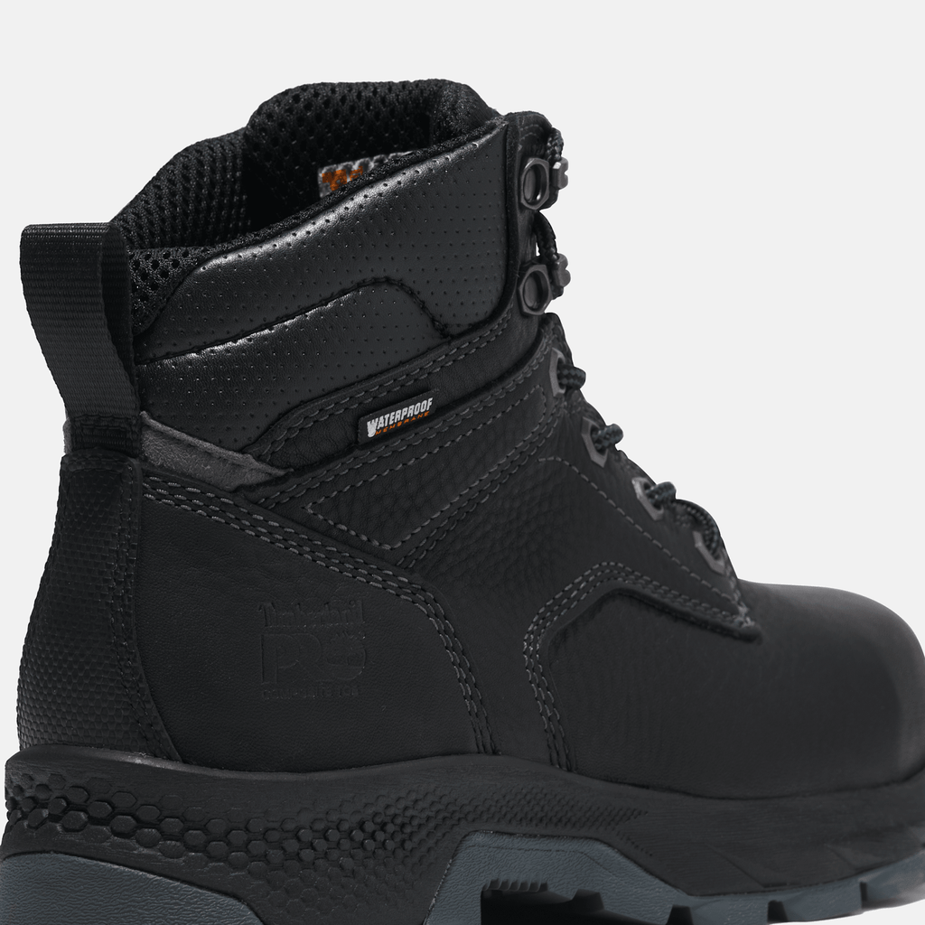 Womens Timberland PRO TiTAN EV 6 Waterproof CompToe Work Boot TBL BlackGrey ALT7