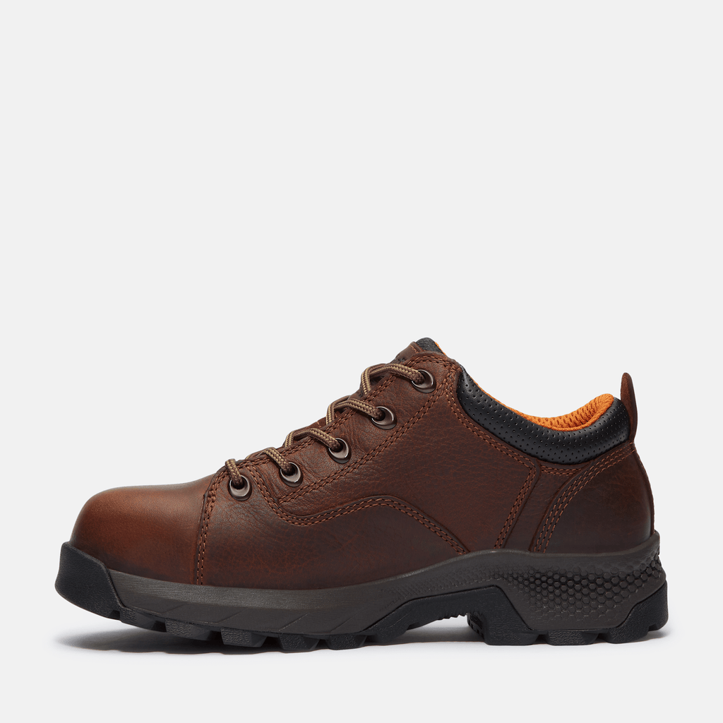 Womens Timberland PRO TiTAN EV Oxford CompToe EH Work Boot TBL Medium Brown FullGrain ALT6