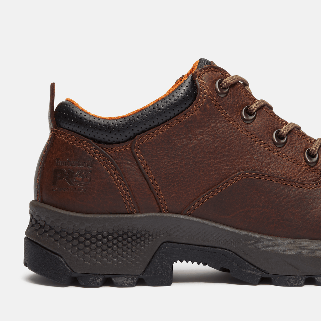 Womens Timberland PRO TiTAN EV Oxford CompToe EH Work Boot TBL Medium Brown FullGrain ALT7
