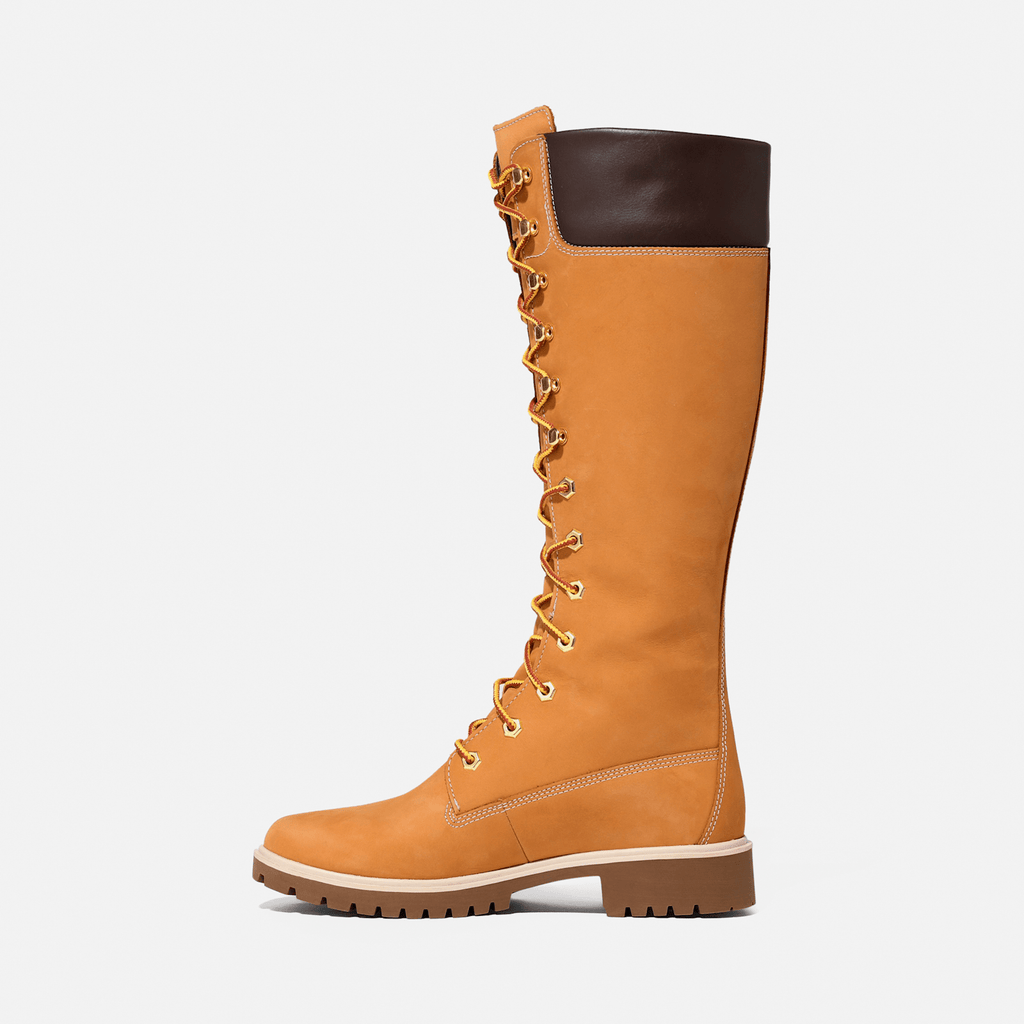 Womens Timberland Premium 14Inch Waterproof Boot TBL Wheat Nubuck ALT6