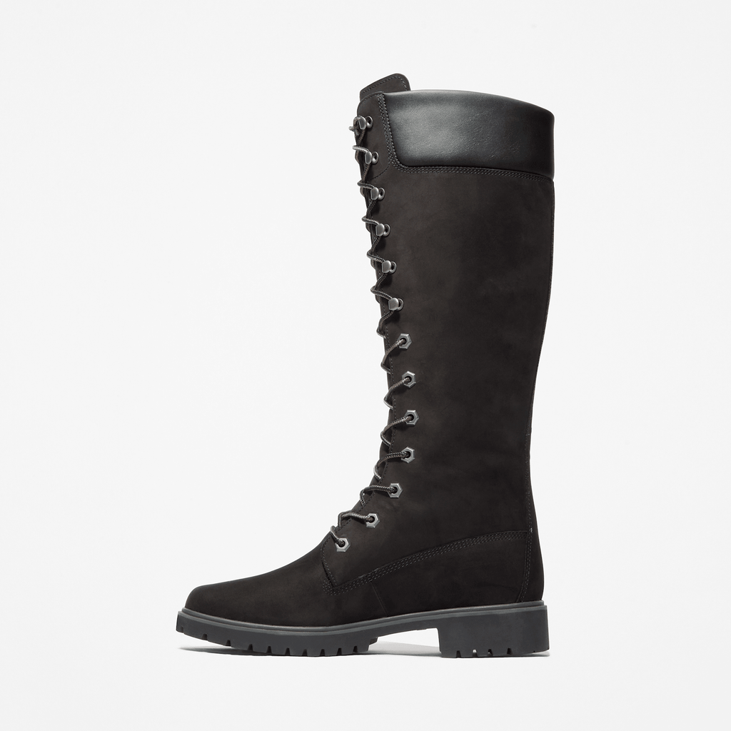 Womens Timberland Premium 14Inch Waterproof Boot TBL Black Nubuck ALT6