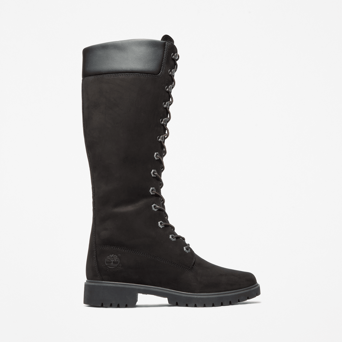 Womens Timberland Premium 14Inch Waterproof Boot TBL Black Nubuck HERO