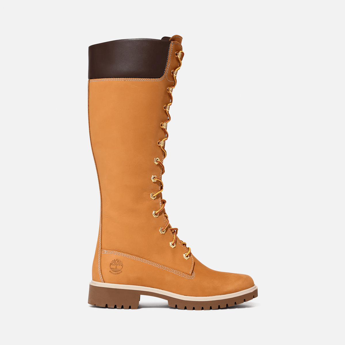Womens Timberland Premium 14Inch Waterproof Boot TBL Wheat Nubuck HERO