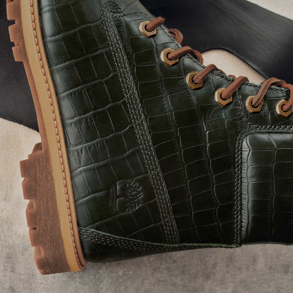 Womens Timberland Premium 6Inch Boot TBL Dark Green FullGrain ALTB