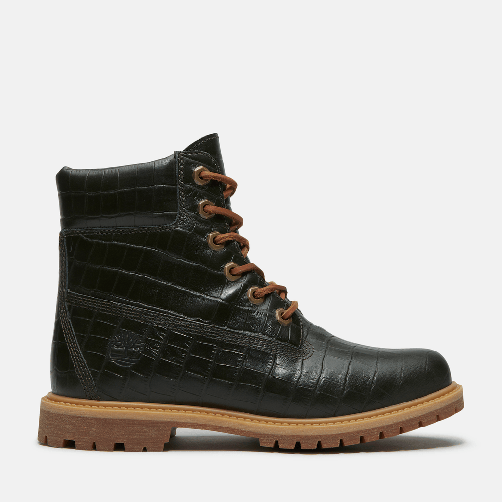 Womens Timberland Premium 6Inch Boot TBL Dark Green FullGrain HERO