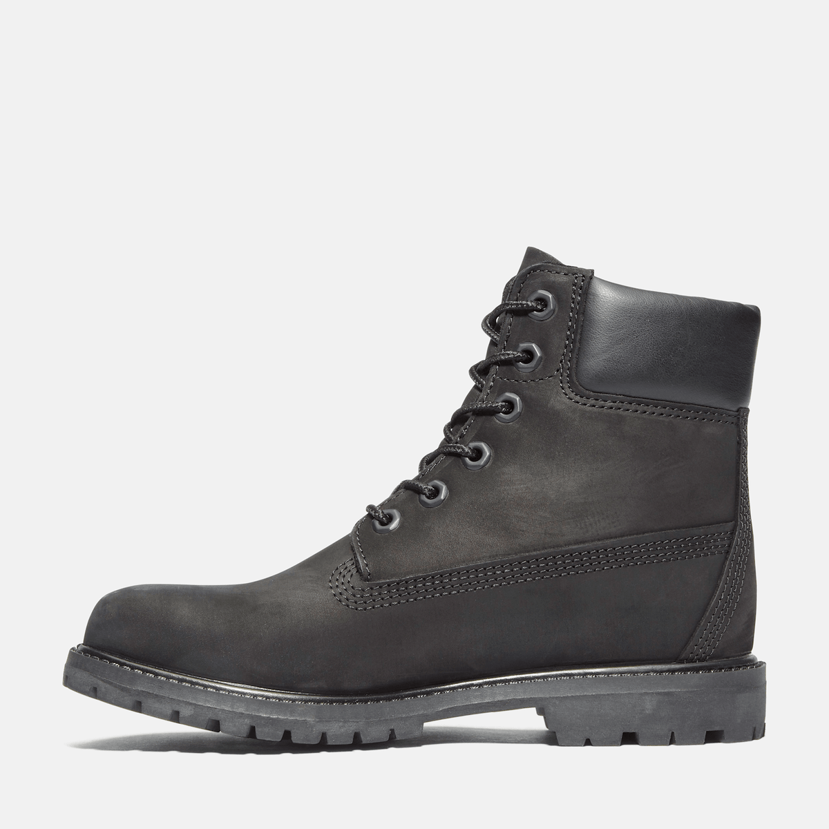 Womens Timberland Premium 6Inch Waterproof Boot TBL Black Nubuck ALT6