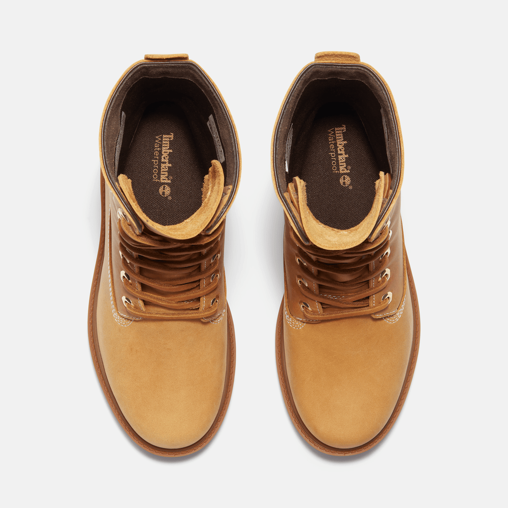 Womens Timberland Premium 8Inch Waterproof Boot TBL Wheat FullGrain ALT2