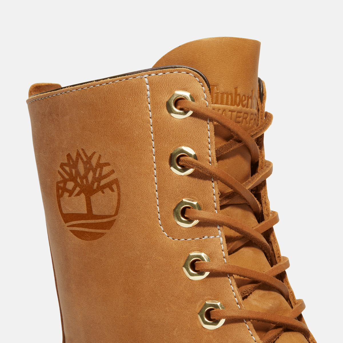 Womens Timberland Premium 8Inch Waterproof Boot TBL Wheat FullGrain ALT7