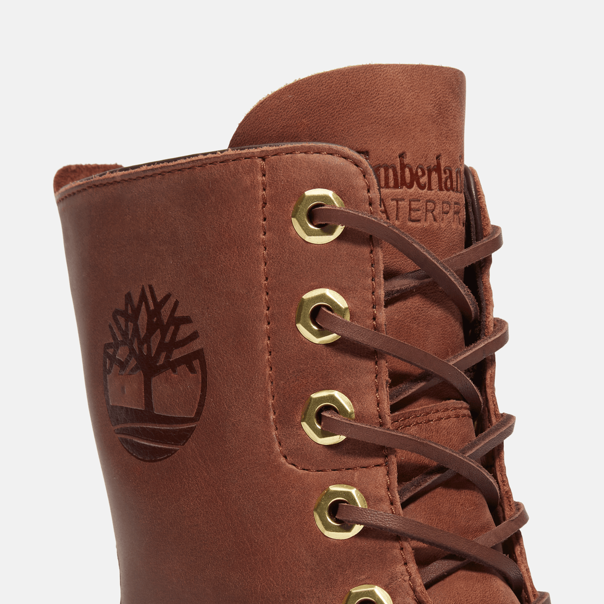 Womens Timberland Premium 8Inch Waterproof Boot TBL Brown FullGrain ALT7