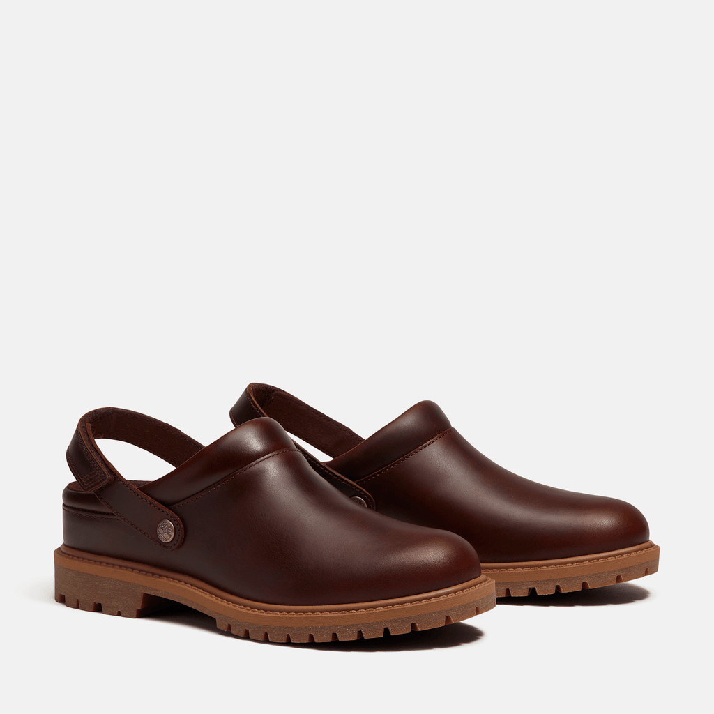 Womens Timberland Premium Convertible Clog TBL Burgundy FullGrain ALT4