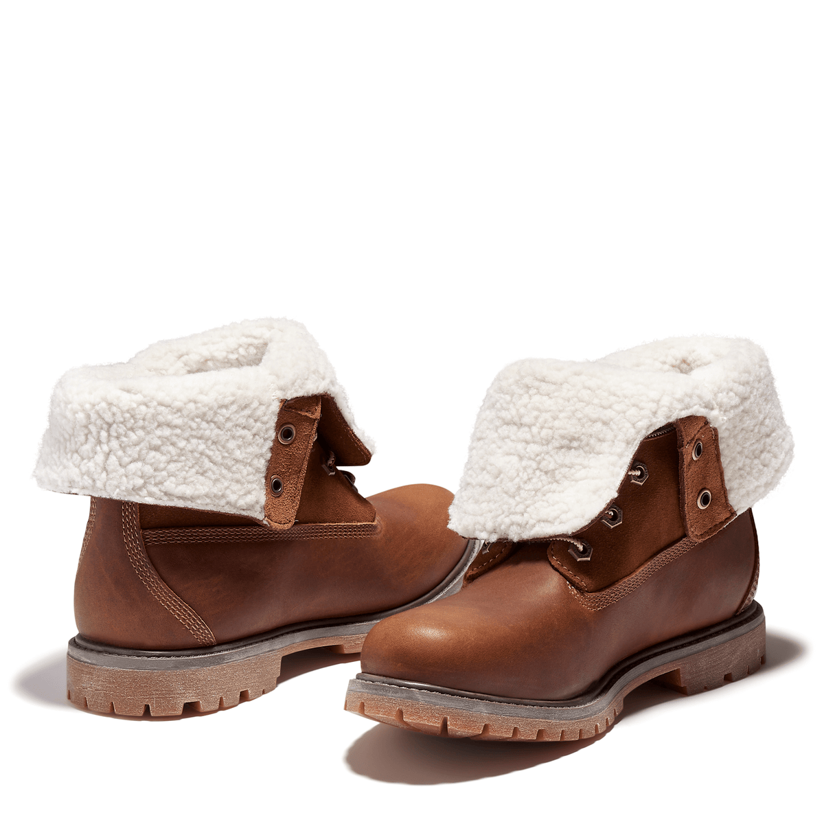Womens Timberland WarmLined Waterproof RollTop Boot TBL Dark Brown FullGrain ALT7