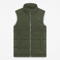 Womens Water Repellent Puffer Vest TBL Dark Green HERO