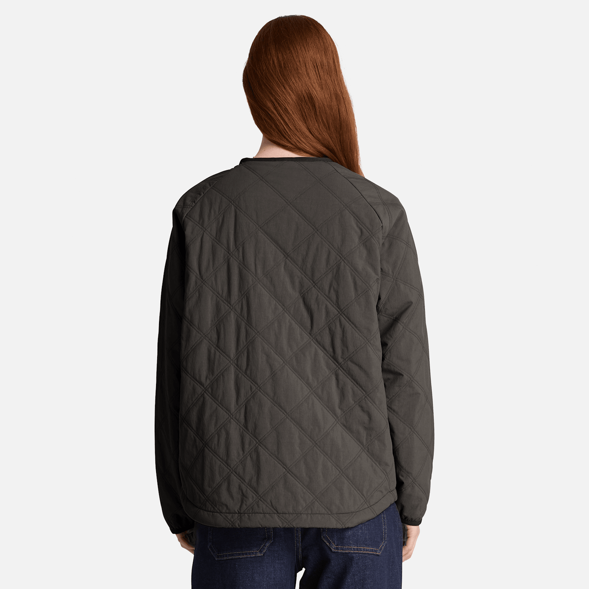 Womens Water Repellent Quilted Jacket TBL Vintage Black ALT8