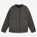 Womens Water Repellent Quilted Jacket TBL Vintage Black HERO