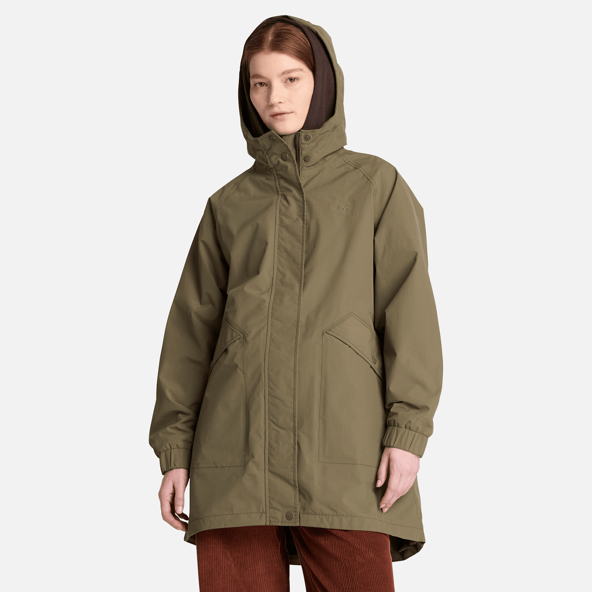 Womens Waterproof Parka TBL Dark Olive ALT1