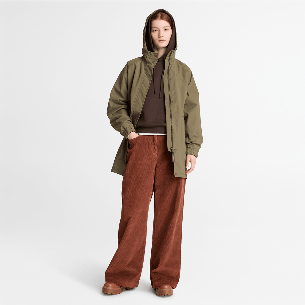 Womens Waterproof Parka TBL Dark Olive ALT2