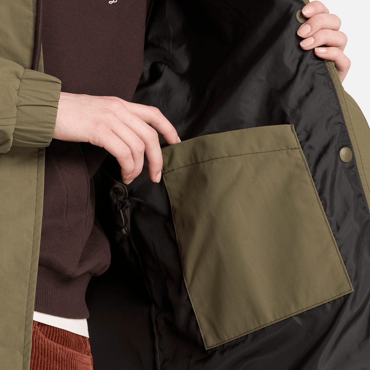 Womens Waterproof Parka TBL Dark Olive ALT4