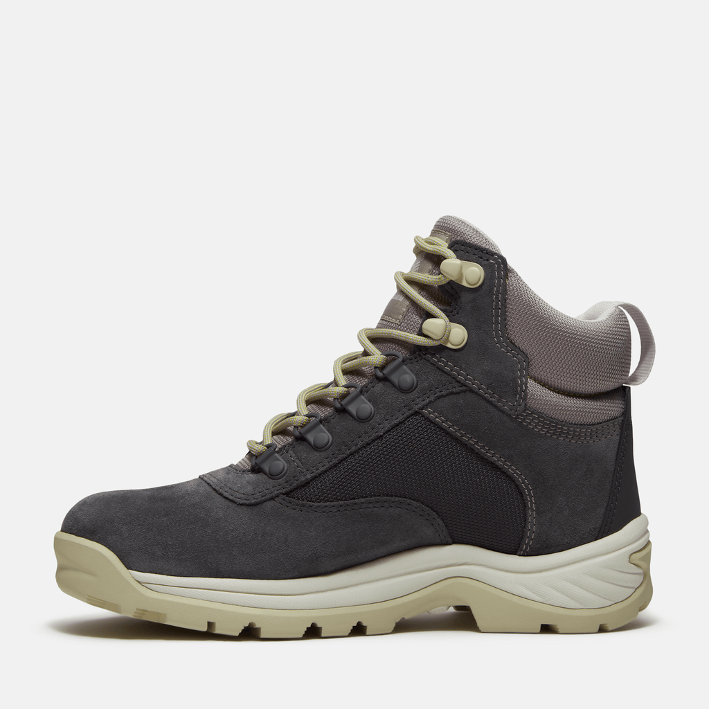 Womens White Ledge Mid Waterproof Hiking Boot TBL Dark Grey Suede ALT6