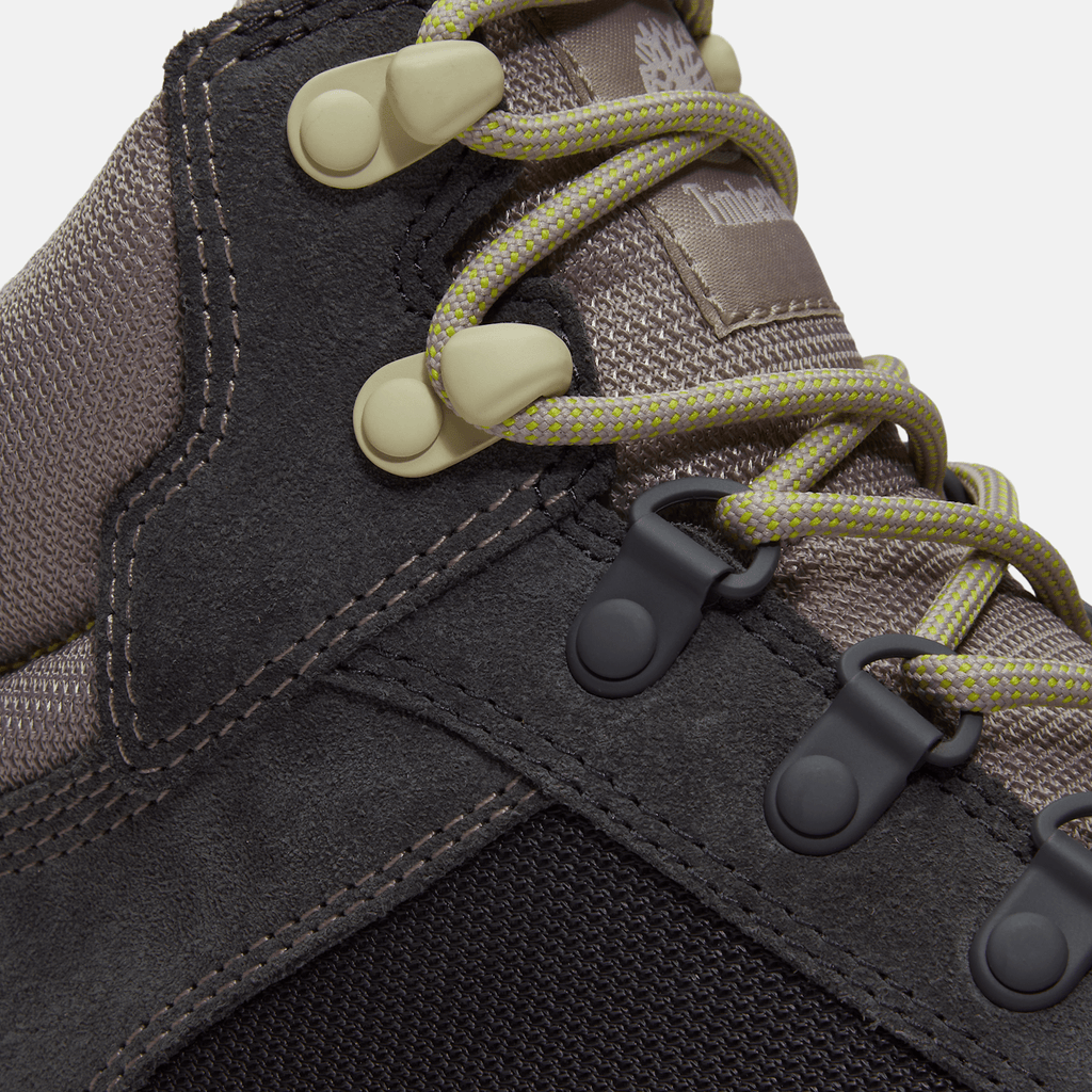 Womens White Ledge Mid Waterproof Hiking Boot TBL Dark Grey Suede ALT7