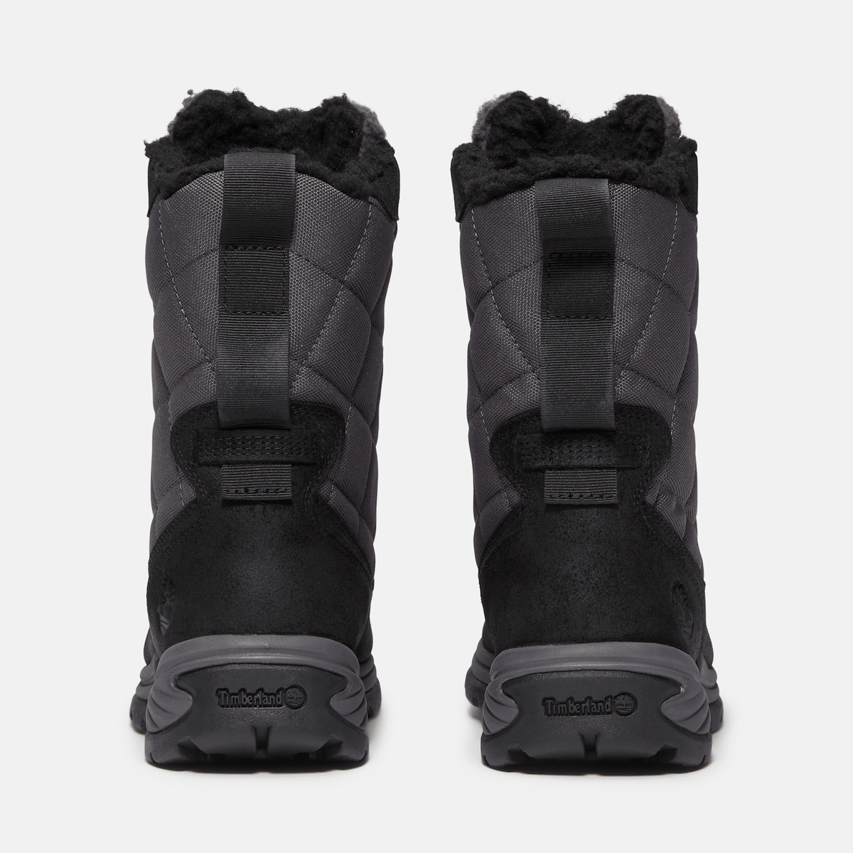 Womens White Ledge Tall Waterproof Snow Boot TBL Black Suede ALT5