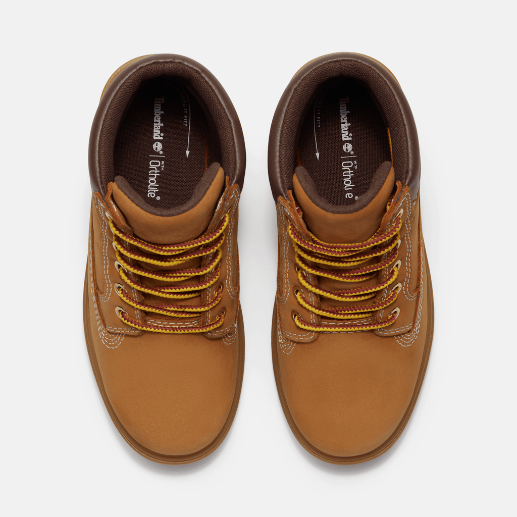 Youth Auburn Falls 6Inch Waterproof Boot TBL Wheat Nubuck ALT2