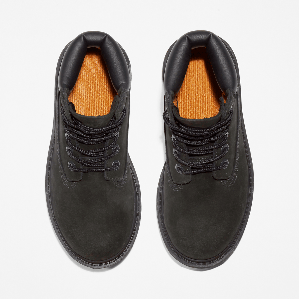 Youth Timberland Premium 6Inch Waterproof Boot TBL Black ALT2