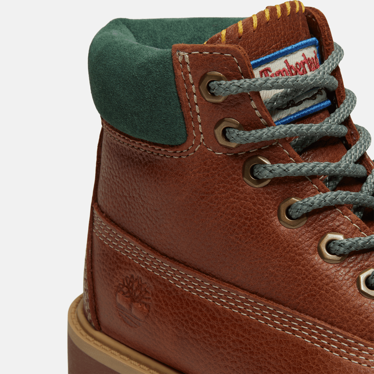 Youth Timberland Premium 6Inch Waterproof Boot TBL Rust FullGrain ALT7