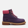 Youth Timberland Premium 6Inch Waterproof Boot TBL Dark Purple NubuckPink HERO