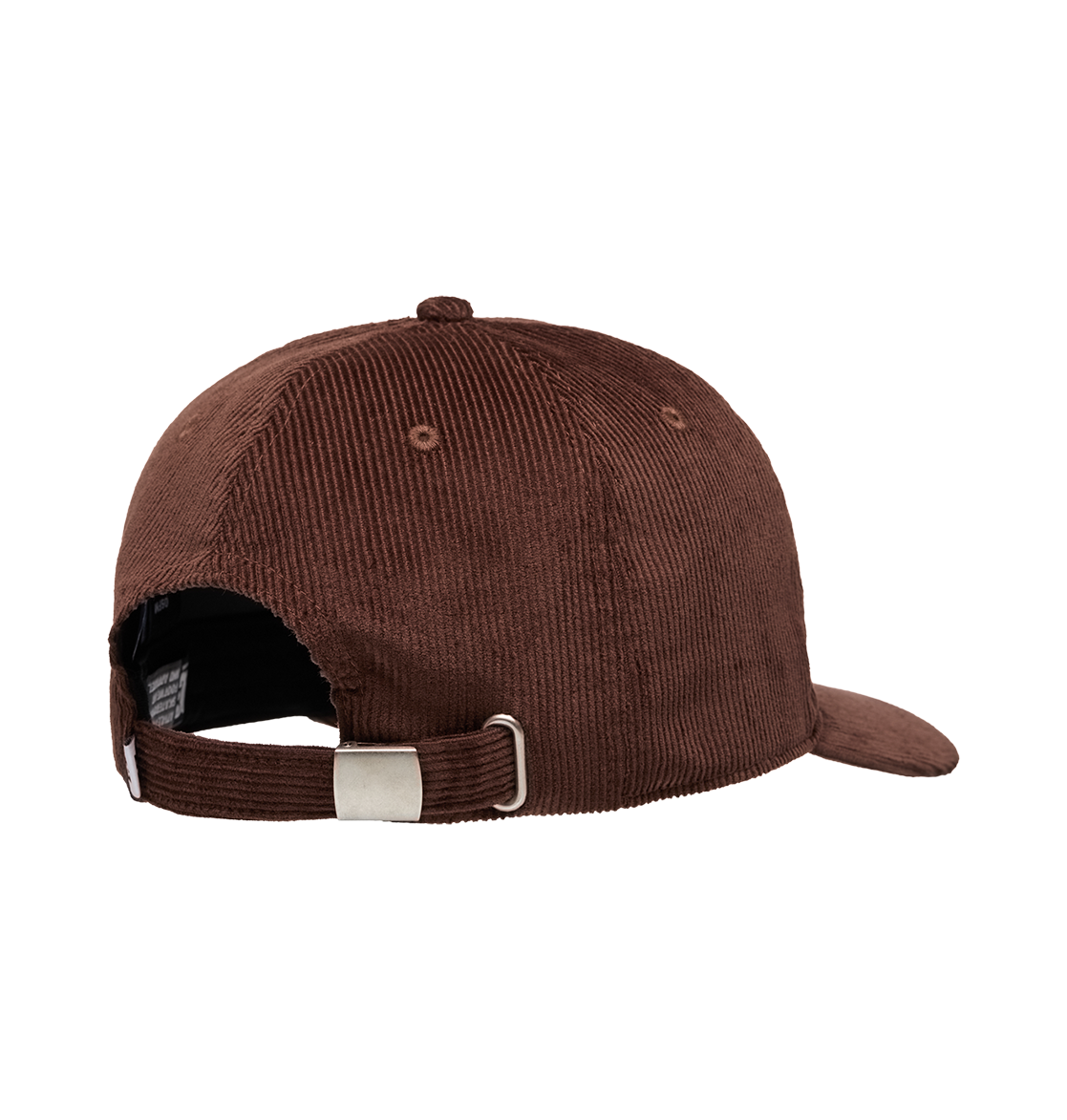 The Men's DC Cap Star Strapback by DC Shoes is a brown corduroy skate cap with a curved brim and adjustable strap with metal buckle, subtle DC branding, and shown from the back on a plain white background.