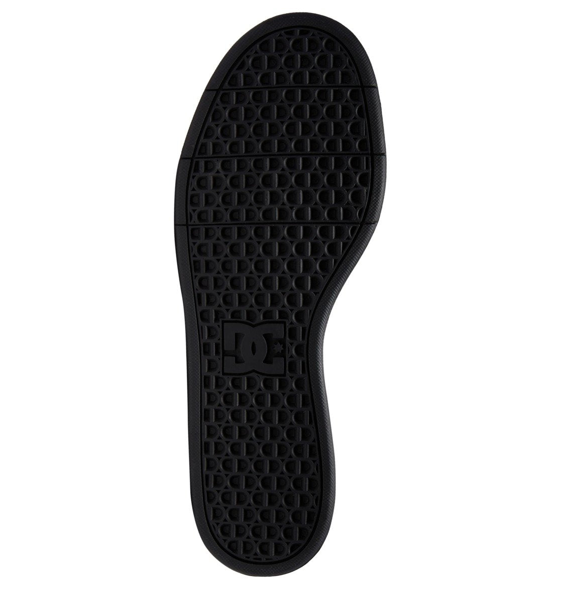 Featuring a black sole with a geometric tread pattern—including circles and hexagons—and the DC Shoes logo in the center, the Men’s Crisis 2 Shoes combine grip and traction with a performance cup sole for durability and support. These affordable skate shoes from DC Shoes offer a modern look alongside practical features.
