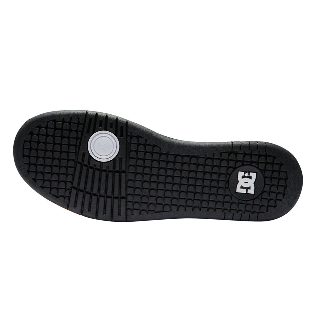 Featuring a black outsole with a textured grid tread pattern, a circular design near the ball of the foot, and a white DC Shoes logo by the heel, the Men’s Manteca 4 Shoes deliver modern comfort and durability you expect from DC Shoes.