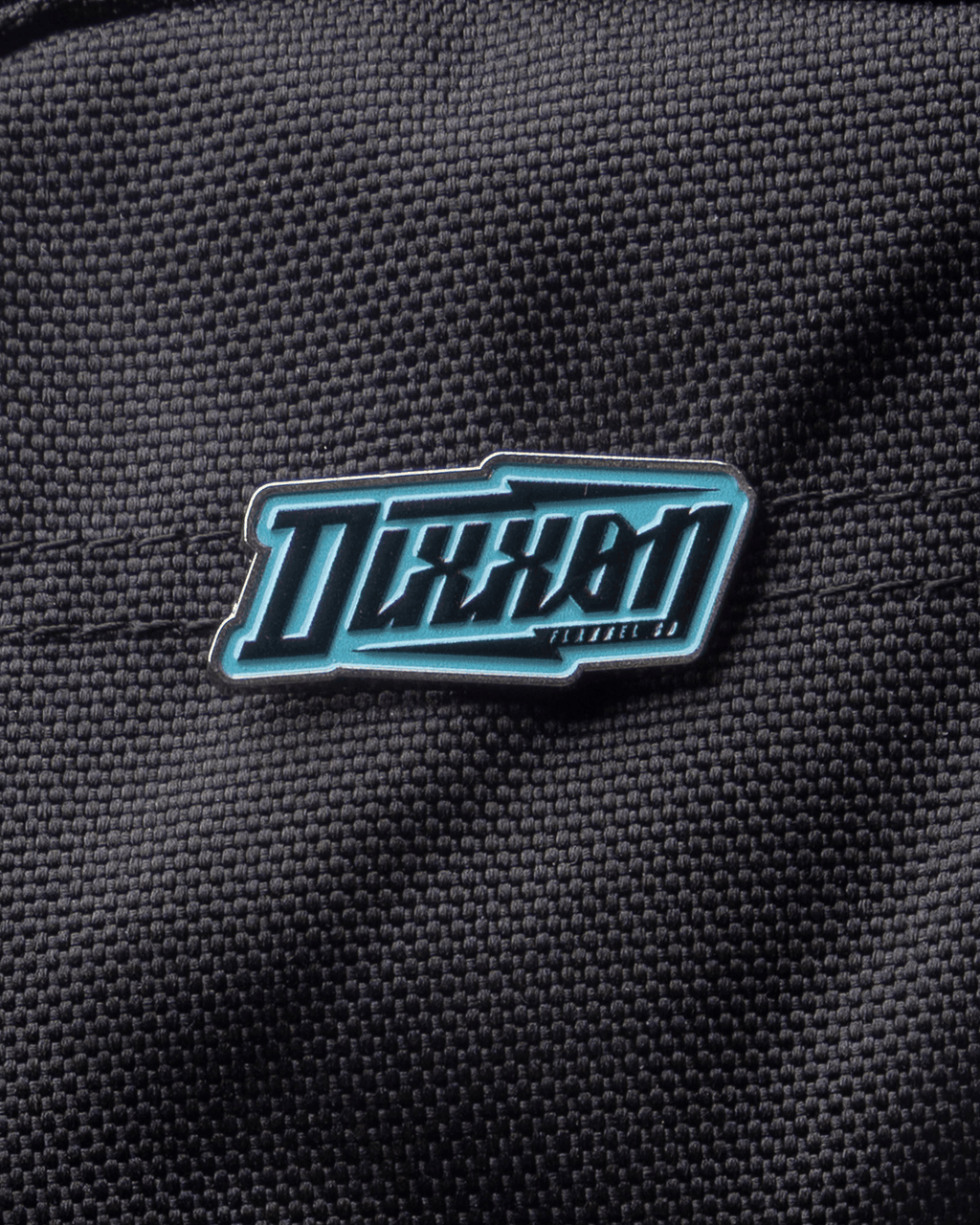 Bolt Enamel Pin - Aqua & Black
