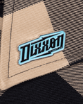 Bolt Enamel Pin - Aqua & Black