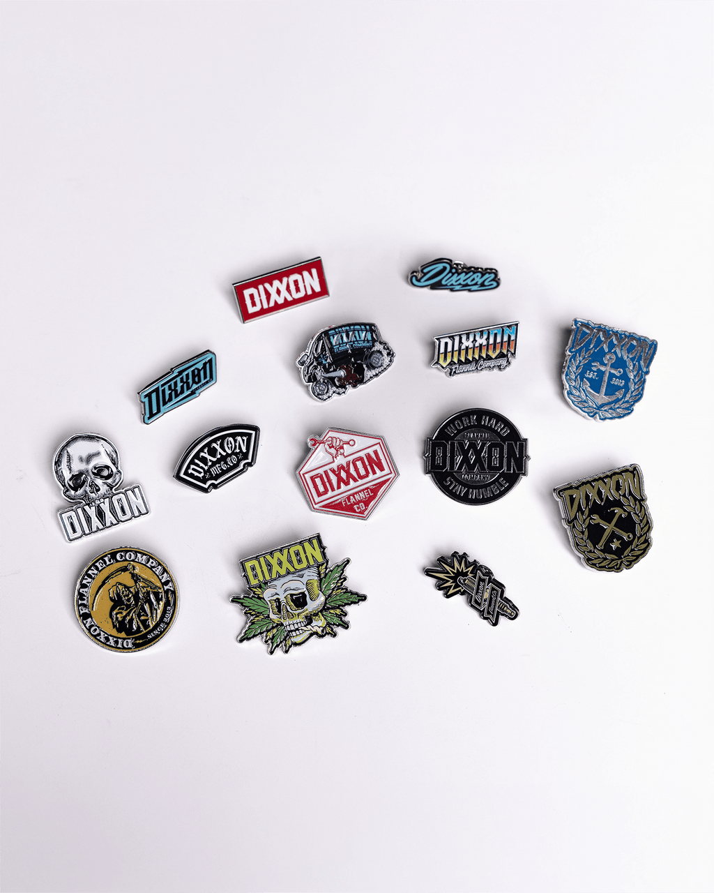 Bolt Enamel Pin - Aqua & Black