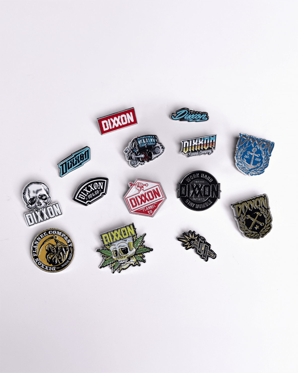 Bolt Enamel Pin - Aqua & Black